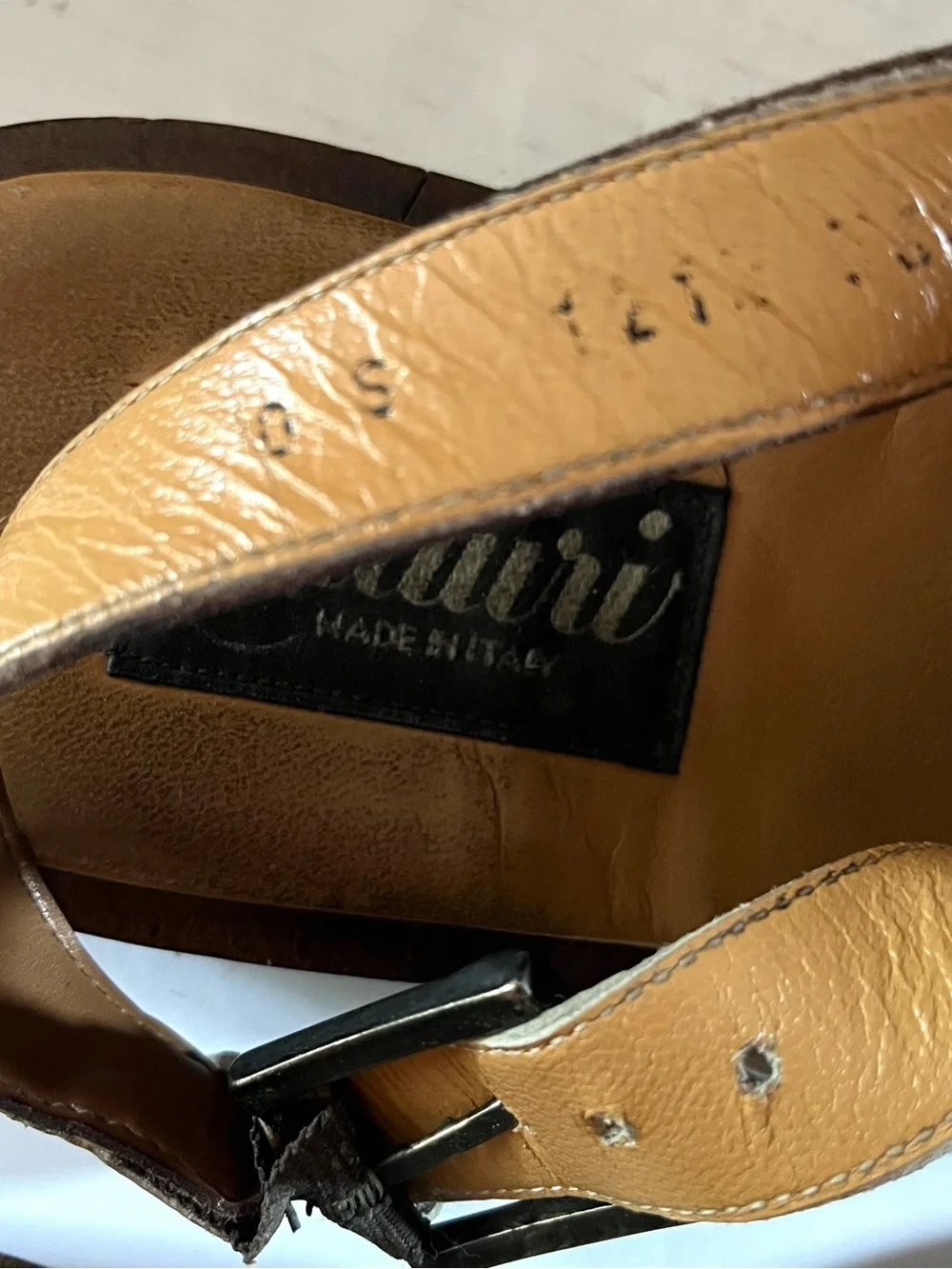 Mauri Patchwork Alligator SLingback Men's Dress Sandals